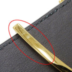 Louis Vuitton Belt Calf LV Damier 40 mm Reversible Black Gold 85 34 Logo Adult — view 7