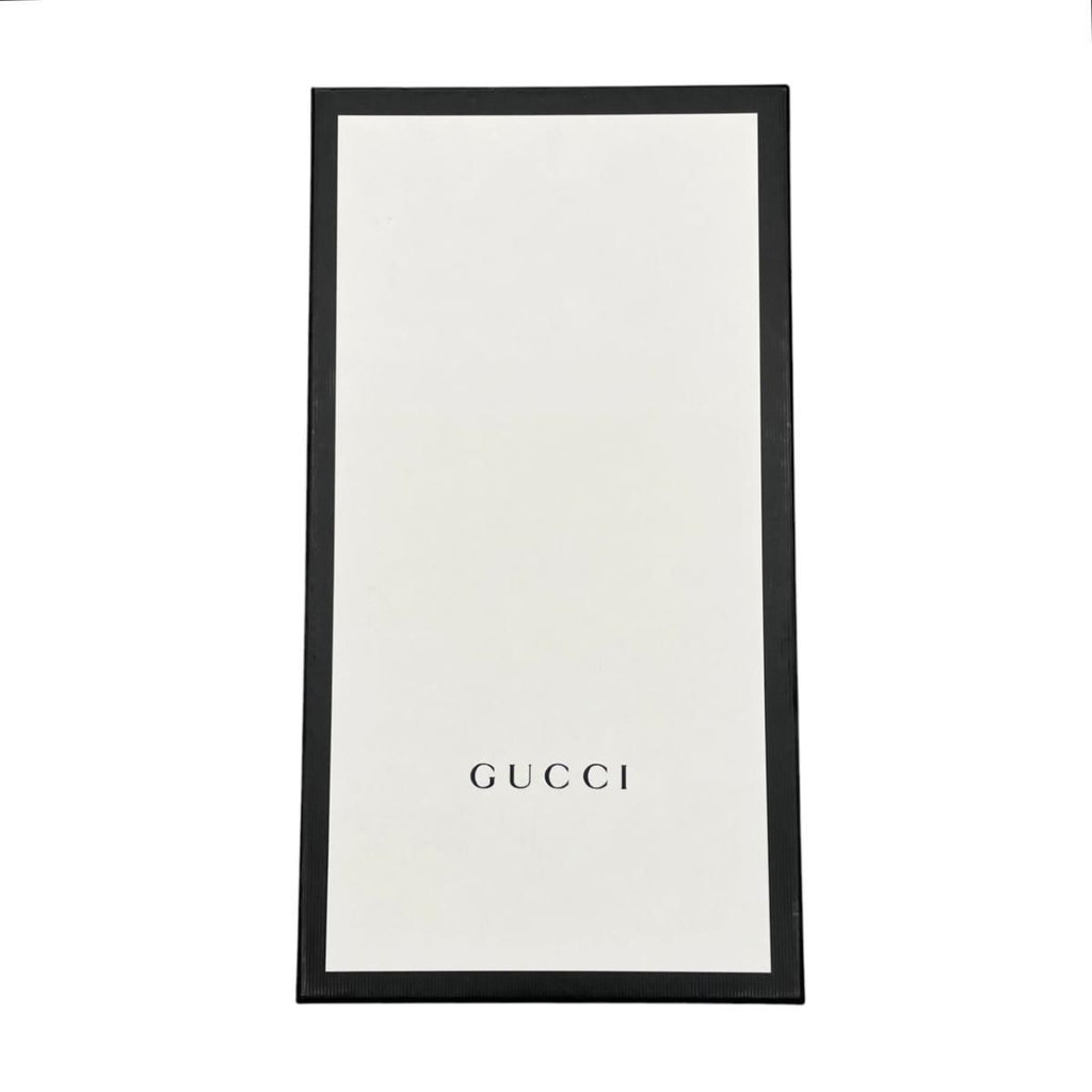 Gucci Shawl GG Pattern Scarf Wool Logo Bicolor Navy Blue Green — view 9