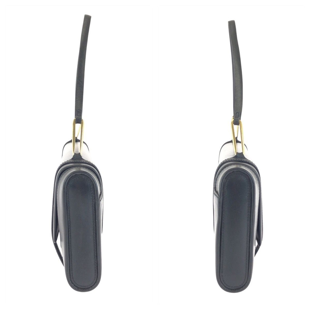Loewe Anagram Black Gold Leather Shoulder — view 8