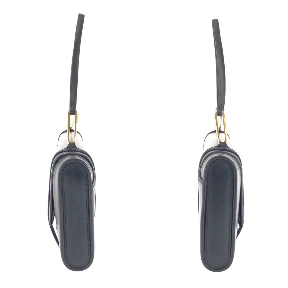 Loewe Anagram Black Gold Leather Shoulder — view 8