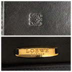 Loewe Anagram Black Gold Leather Shoulder — view 4