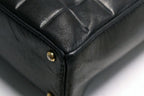 Chanel Choco Bar Jumbo CC Logo GD Leather Tote — view 6