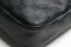 Louis Vuitton Damier Graphite Daniel MM Leather Shoulder — view 6