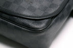 Louis Vuitton Damier Graphite Daniel MM Leather Shoulder — view 4