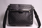 Louis Vuitton Damier Graphite Daniel MM Leather Shoulder — view 2