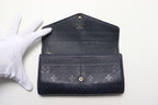 Louis Vuitton Monogram Empreinte Portefeuille Sarah Leather Bifold Wallet — view 4