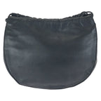 Loewe Vintage Anagram Drawstring Black Gold Leather Shoulder Bag Pochette — view 2