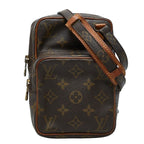 Louis Vuitton Monogram Mini Amazon Crossbody Shoulder Bag Brown Leather