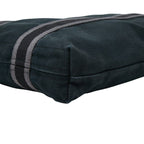 Hermes Fourre Tout Cabas Tote Black Cotton Canvas — view 4