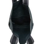 Hermes Fourre Tout Cabas Tote Black Cotton Canvas — view 6