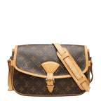 Louis Vuitton Monogram Sologne Shoulder Bag Brown Leather