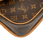 Louis Vuitton Monogram Sologne Shoulder Bag Brown Leather — view 5
