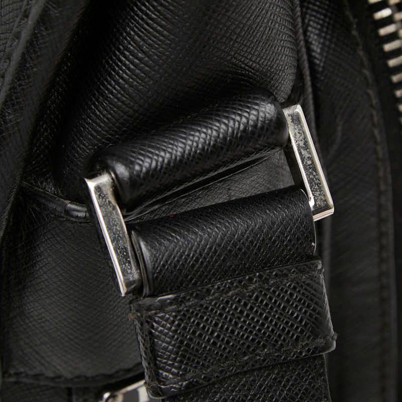 Prada Shoulder Bag Black Saffiano Leather — view 8
