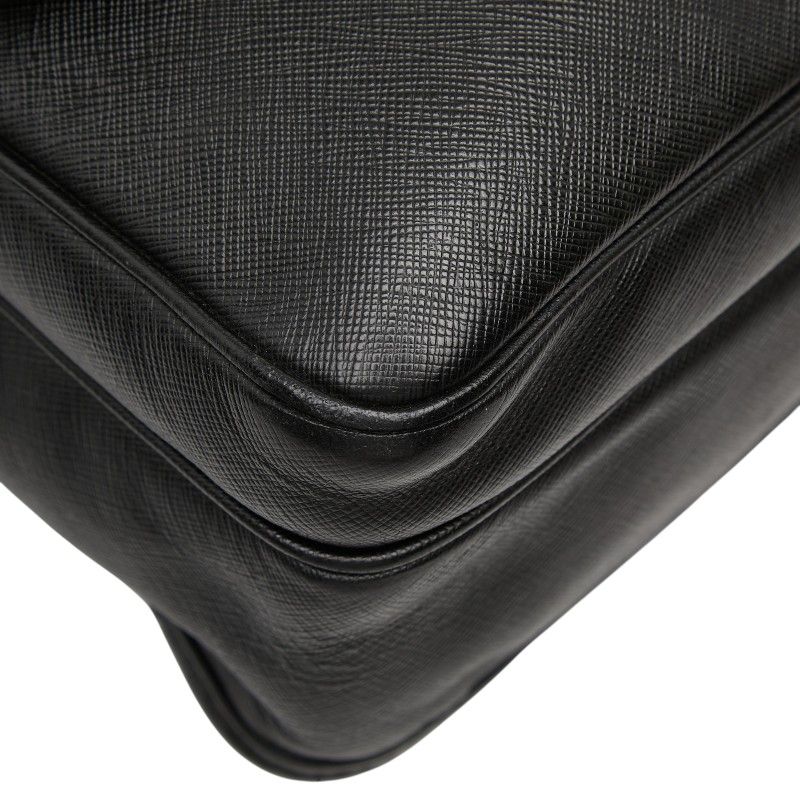 Prada Shoulder Bag Black Saffiano Leather — view 5