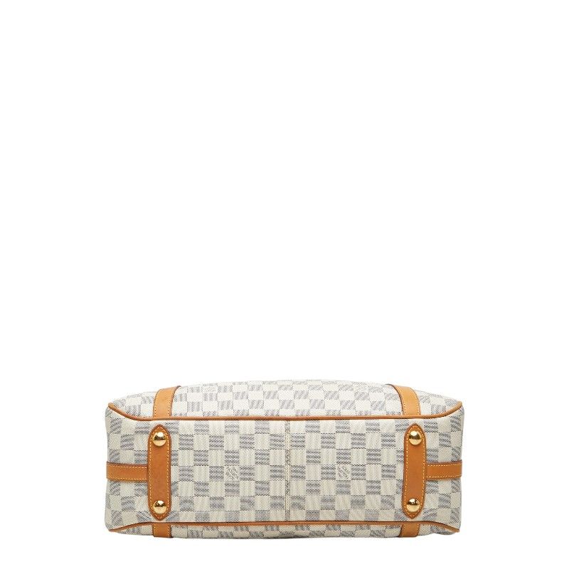 Louis Vuitton Damier Azur Strethe PM Tote White Ivory Leather — view 3