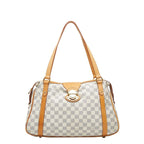 Louis Vuitton Damier Azur Strethe PM Tote White Ivory Leather