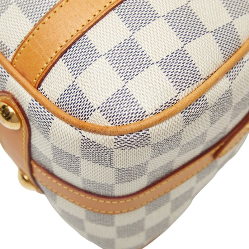 Louis Vuitton Damier Azur Strethe PM Tote White Ivory Leather — view 4