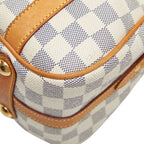Louis Vuitton Damier Azur Strethe PM Tote White Ivory Leather — view 6