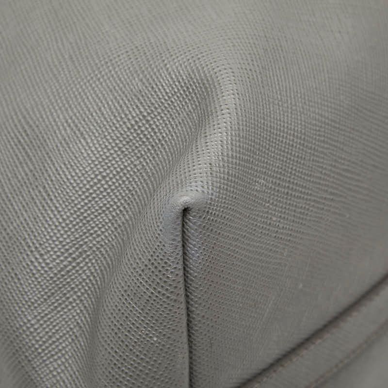 Prada Tote Gray Saffiano Cuir — view 5