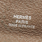 Hermes Bastia Coin Purse Etoupe Beige Taurillon Clemence — view 8