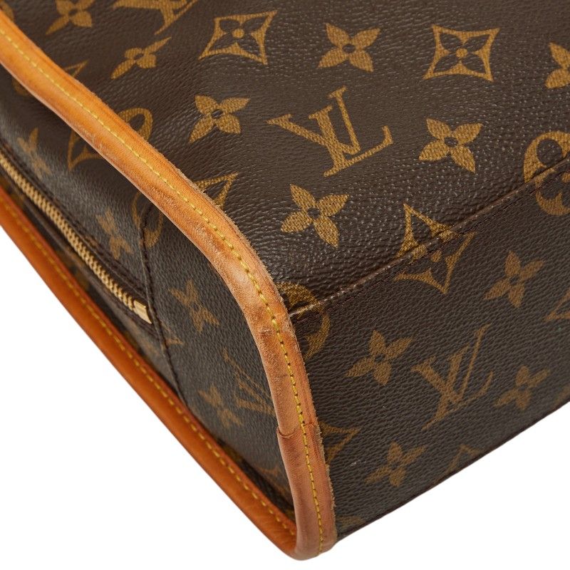 Louis Vuitton Monogram Rivoli Business Briefcase Document Brown Leather 1 — view 5