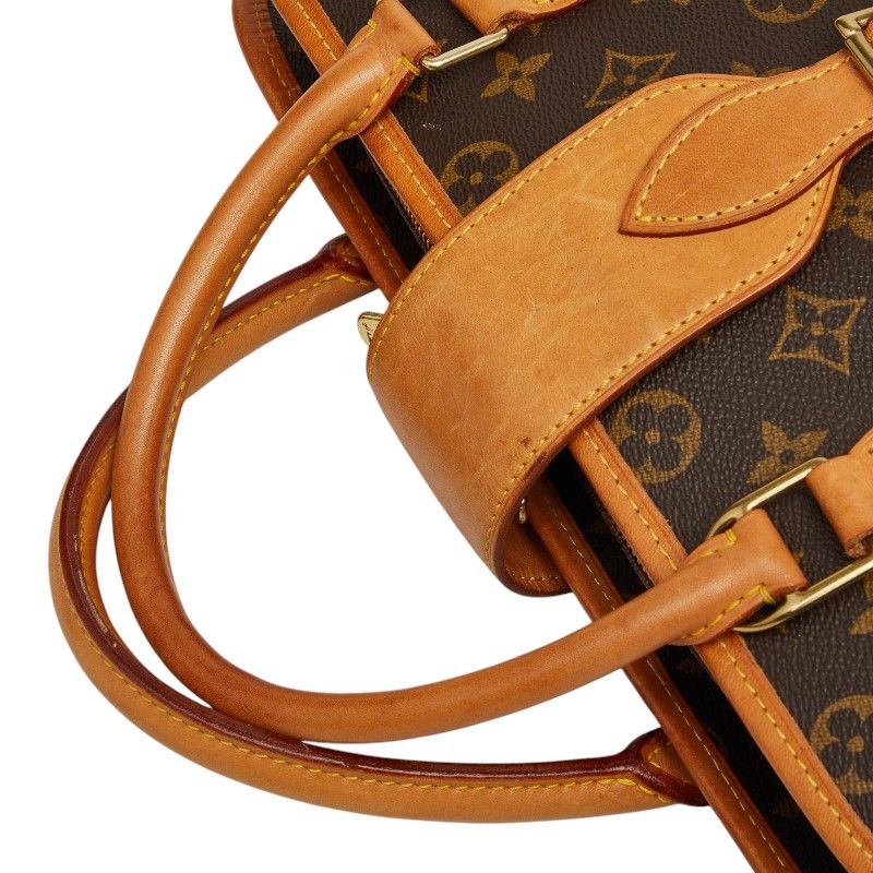Louis Vuitton Monogram Rivoli Business Briefcase Document Brown Leather 1 — view 4