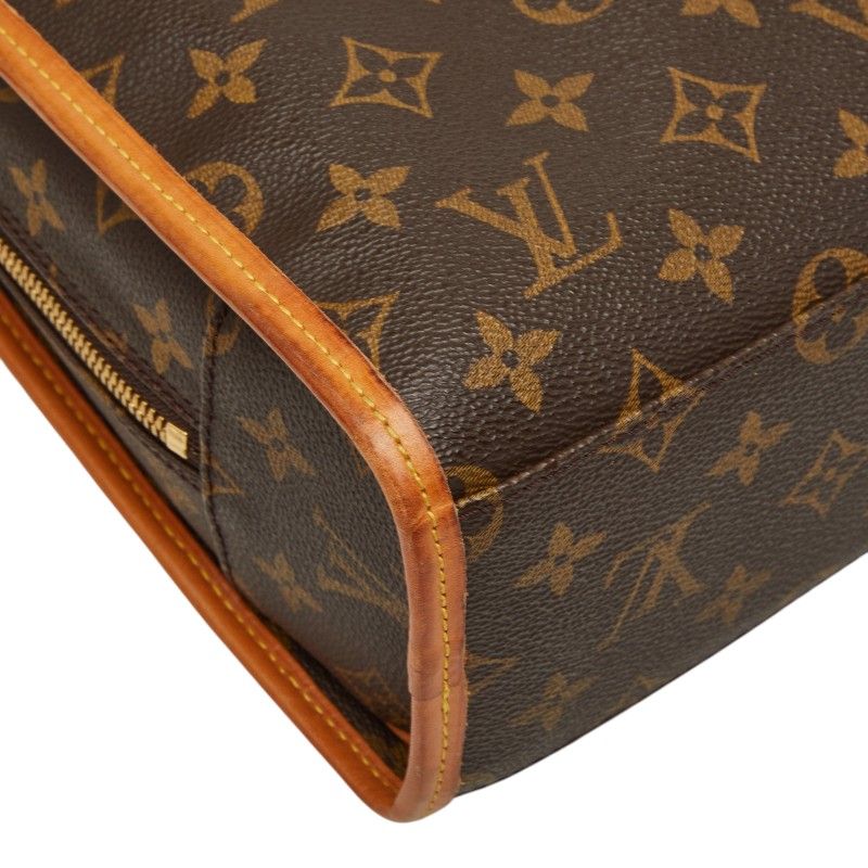 Louis Vuitton Monogram Rivoli Business Briefcase Document Brown Leather 1 — view 7