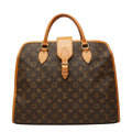 Louis Vuitton Monogram Rivoli Business Briefcase Document Brown Leather 1