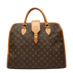 Louis Vuitton Monogram Rivoli Business Briefcase Document Brown Leather 1