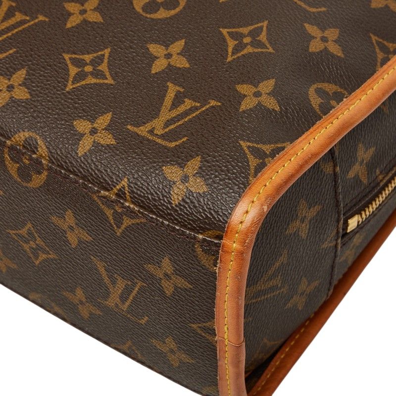 Louis Vuitton Monogram Rivoli Business Briefcase Document Brown Leather 1 — view 6