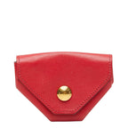 Hermes Levain Quatre Coin Purse le Jucazac Red Vo Garibaldi
