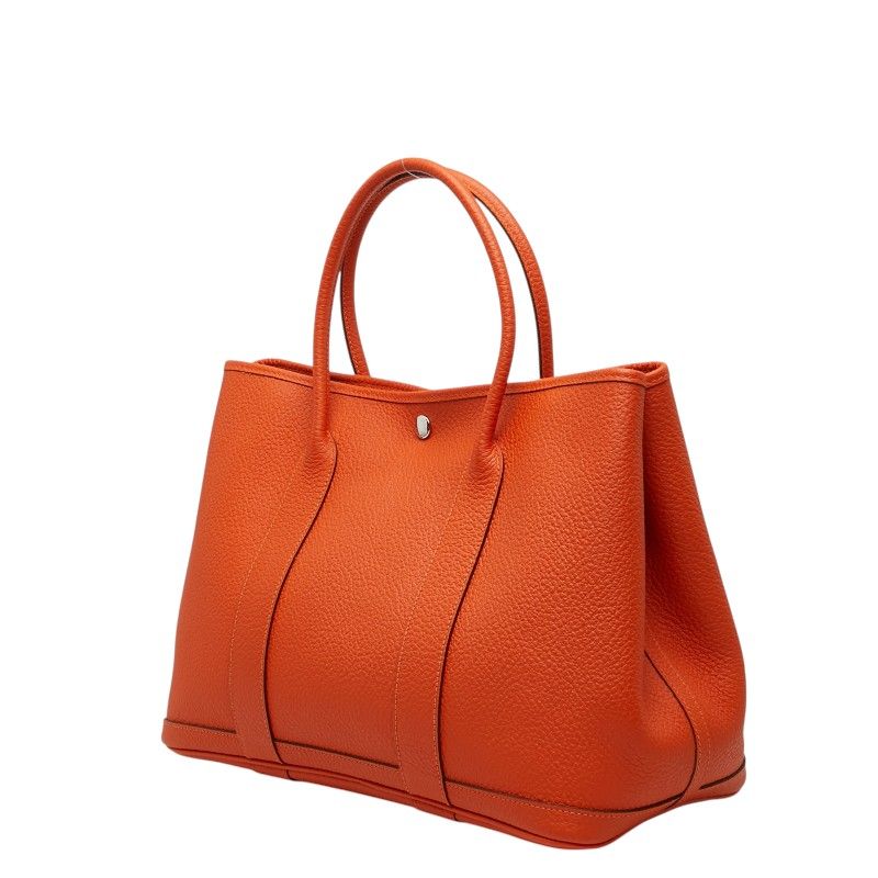 Hermes Garden Party PM Tote Capucines Orange Country — view 2