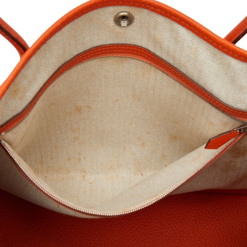 Hermes Garden Party PM Tote Capucines Orange Country — view 8
