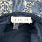 Celine Paris Macadam Hat Denim Blue M Vintage — view 5