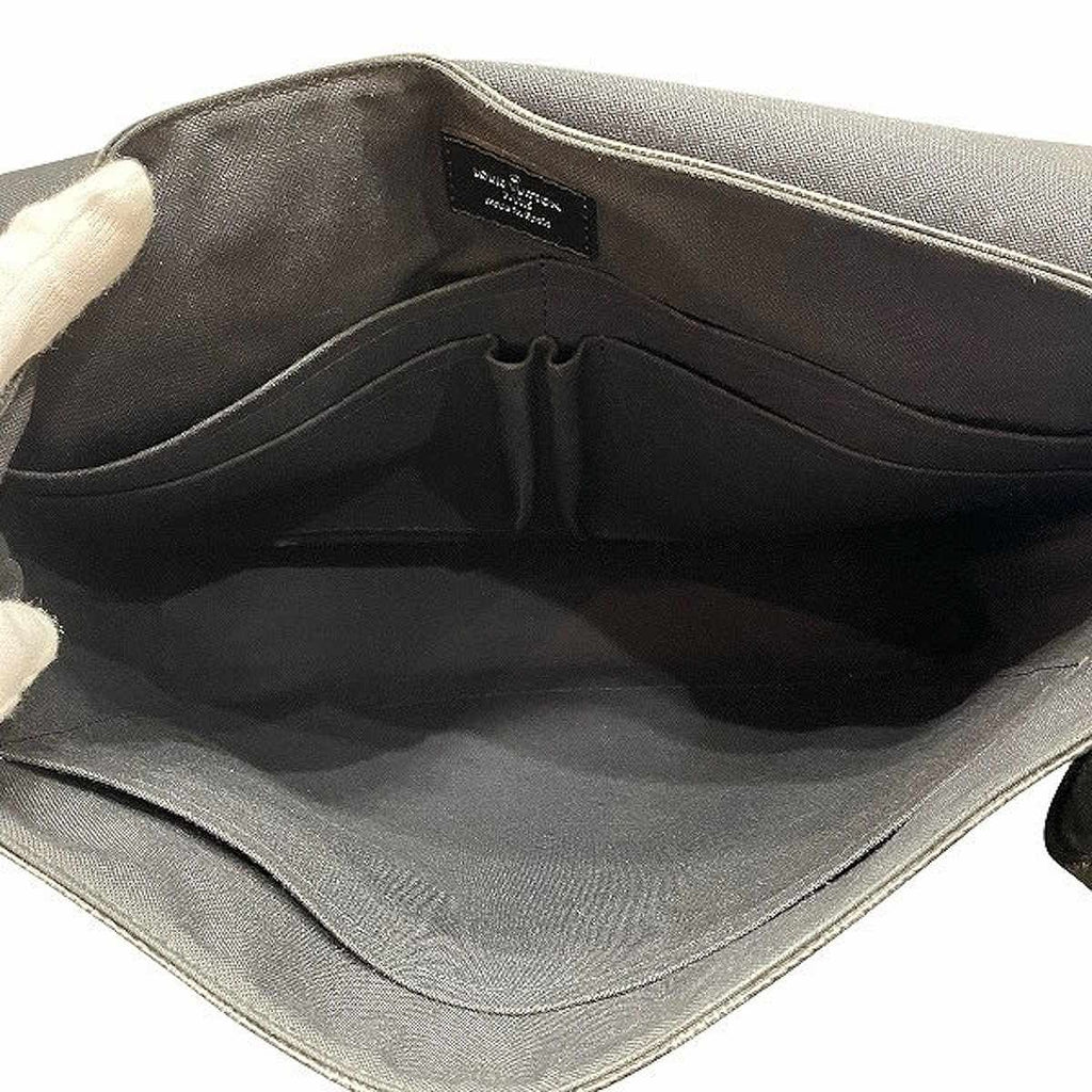 Louis Vuitton District MM Damier Graphite Shoulder Bag Leather — view 5