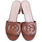 Gucci Sandals Interlocking Leather — view 4