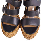 Hermes Sandals Wedge Sole Leather Shoes — view 3