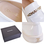 Chanel Loafers 22c Moccasins Logo — view 9