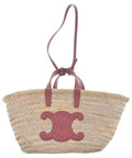 Celine Basket Bag Handbag Beige