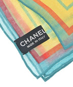 Chanel Bandana Scarf Yellow — view 4