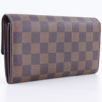 Louis Vuitton Portefeuille Sarah Damier Canvas Brown Wallet — view 3