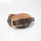 Louis Vuitton Ceinture Ellipse Belt 90 36 LV M Monogram Leather — view 2
