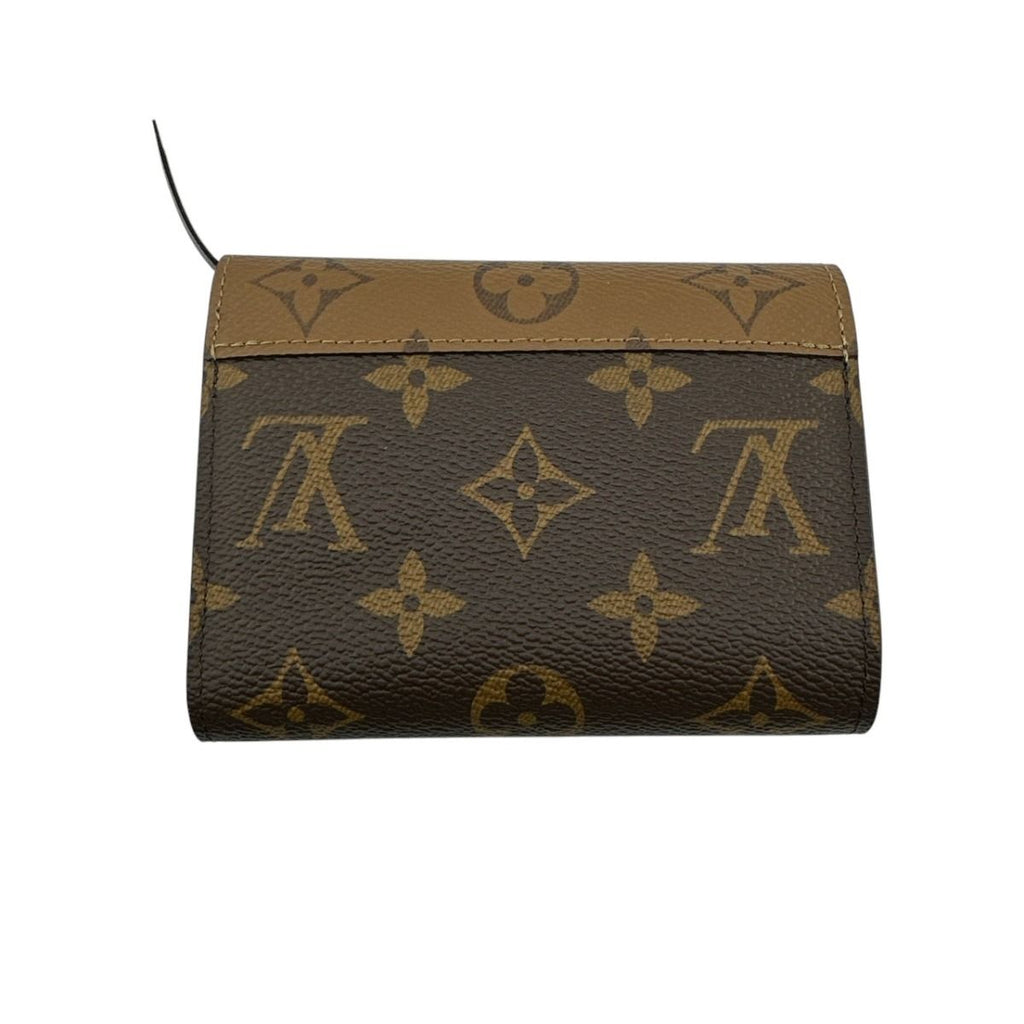 Louis Vuitton Monogram Reverse Bifold Wallet Portefeuille Victorine Brown — view 3
