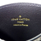 Louis Vuitton Card Case Monogram Holder Lambskin Noir Black — view 5