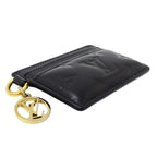 Louis Vuitton Card Case Monogram Holder Lambskin Noir Black — view 3