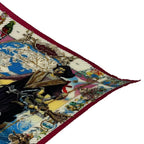Hermes Scarf Pleated Silk les Ameriques Colombvs Americas Multicolor — view 5
