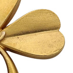 Chanel Brooch CC Logo Clover Gold — view 8
