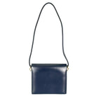 Hermes Shoulder Bag Sequana 22 Vintage Leather Blue Gold — view 2