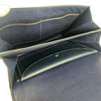 Hermes Shoulder Bag Sequana 22 Vintage Leather Blue Gold — view 5