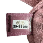 Chanel Shoulder Bag Deauville Studded Logo Gold Crossbody Pink — view 7